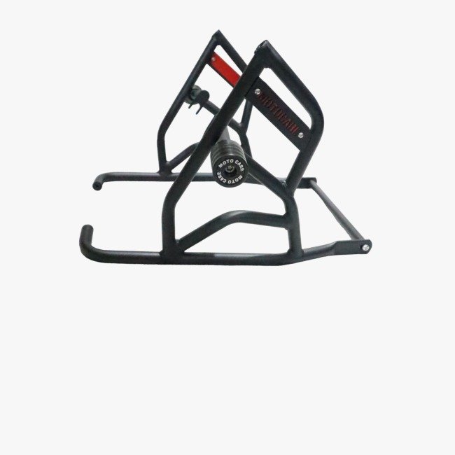 ROYAL ENFIELD HIMALAYAN 411 DUAL SLIDER CRASHGUARD WITH PLATE- TYPE 2