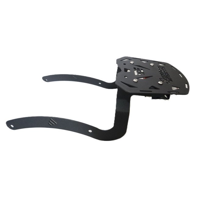 CNC CARRIER WITH PLATE (WITH BIKE LOGO) FOR SUPER METEOR 650 - Image 2