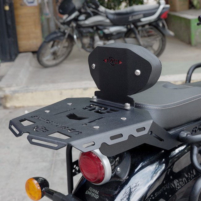 ROYAL ENFIELD SHOTGUN 650 CARRIER WITH BACKREST - Image 2
