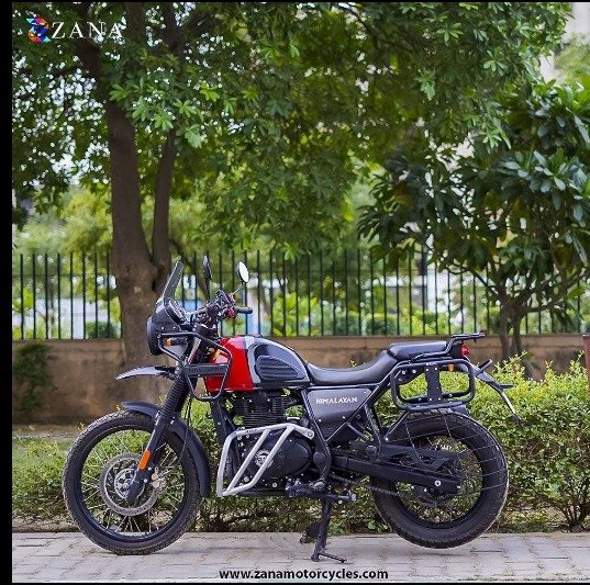 ZANA Saddle Stay with Jerry Can Mount & Footrest for Himalayan (2016–2022) - Image 6