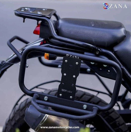 ZANA Saddle Stay with Jerry Can Mount & Footrest for Himalayan (2016–2022) - Image 5
