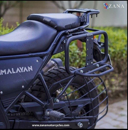 ZANA Saddle Stay with Jerry Can Mount & Footrest for Himalayan (2016–2022) - Image 2