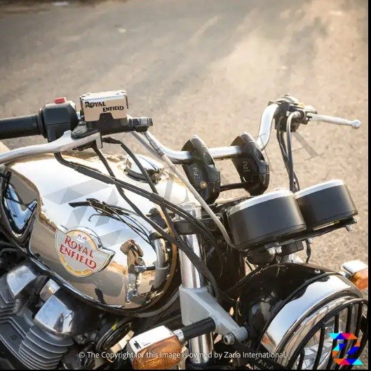 ZANA Pull Back Angular Handlebar Riser for Interceptor 650 / GT 650 - Image 3