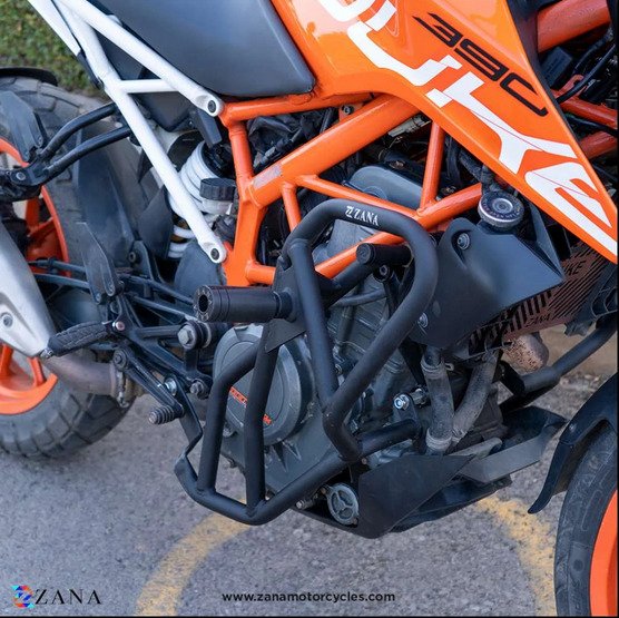 CRASH GUARD BLACK KTM DUKE 250/390 (BS4/BS6)-(2019-2022) - Image 2