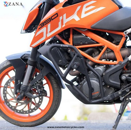 CRASH GUARD BLACK KTM DUKE 250/390 (BS4/BS6)-(2019-2022) - Image 3