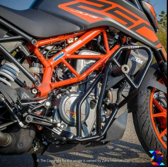 CRASH GUARD BLACK KTM DUKE 250/390 (BS4/BS6)-(2019-2022) - Image 5
